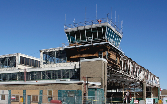 Airport demolition