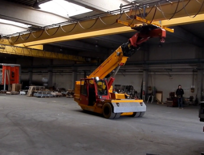 Overhead crane dismantling