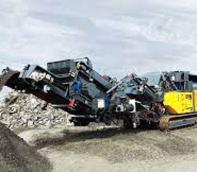 mobile concrete crusher for concrete recycling